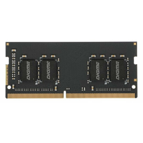 Оперативная память Digma SO-DIMM 4GB DDR4-2666 (DGMAS42666004S) оперативная память digma ddr4 4гб 2666мгц so dimm