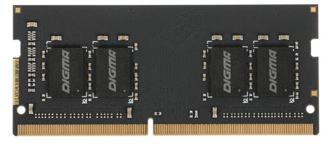 Оперативная память Digma DDR4 - 4Gb, 2666 МГц, SO-DIMM, CL19 (dgmas42666004s) - фото №1