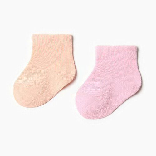 Носки MILV размер 18/22, оранжевый, розовый детские носки для мальчиков elite р 22 24 3 пары