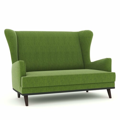 Диван для отдыха Осмар в зеленой рогожке Дрим Люкс 23