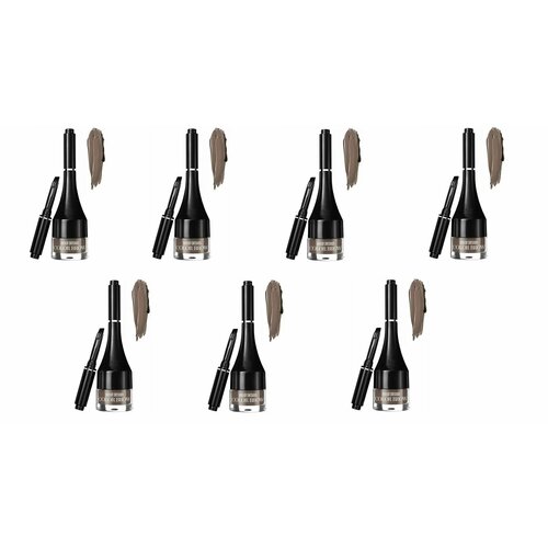 Подводка для бровей Belor Design Color Brow, тон 002 тауповый х 7шт