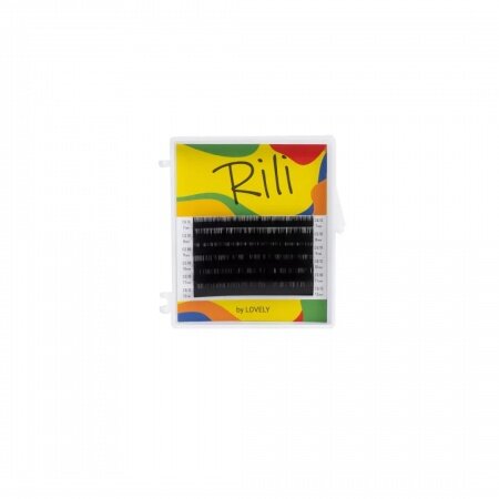 Ресницы чёрные Rili Mix D 0.10 5-7мм (6 линий)