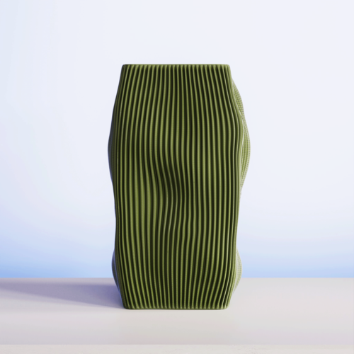 Сifita kvadrato Декоративная ваза интерьерная для цветов и сухоцветов 3д-печатная