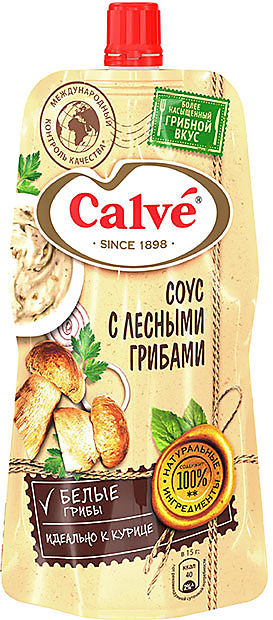 Соус Calve С лесными грибами, 230 г