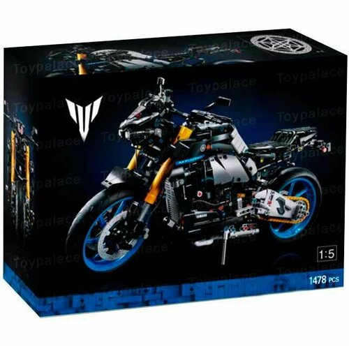 Конструктор Мотоцикл Yamaha MT-10 SP, 1478 деталей / Совместимый с Technic 42159