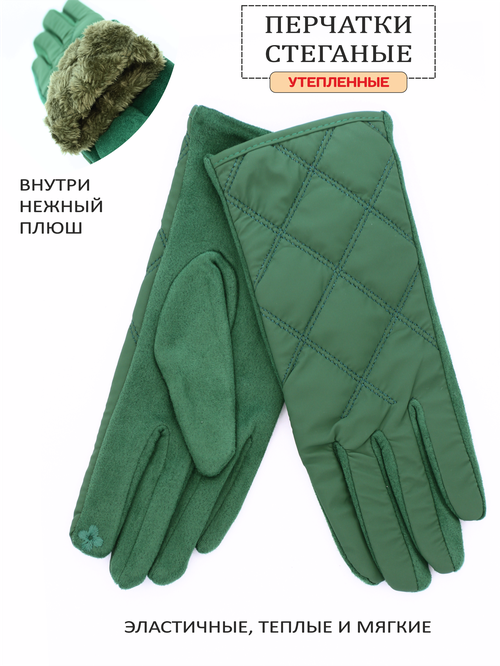 Перчатки , размер 7, зеленый