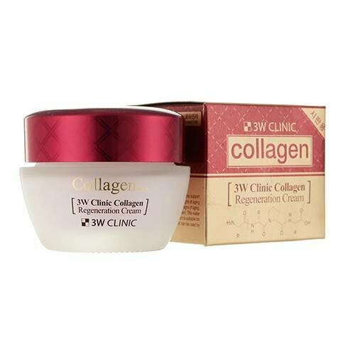 Крем для лица восстанавливающий [3W Clinic] Collagen Regeneration Cream