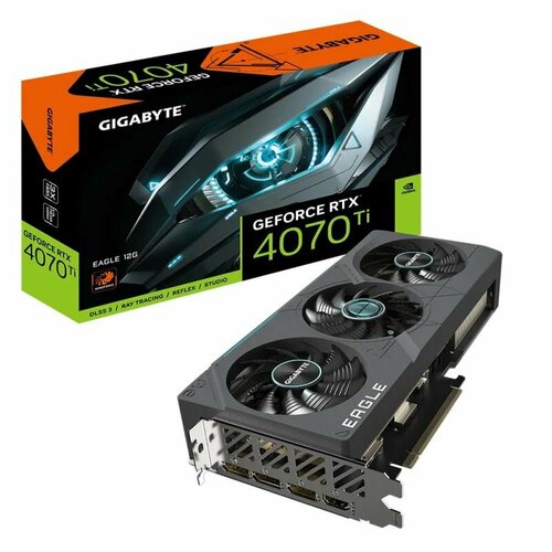 Видеокарта Gigabyte RTX4070Ti EAGLE 12GB GDDR6X 192-bit HDMI 3xDP 3FAN RTL 10772700₽