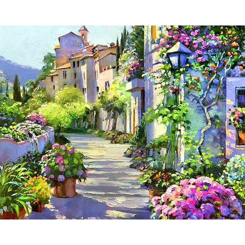 Алмазная мозаика 40х50 см на подрамнике 