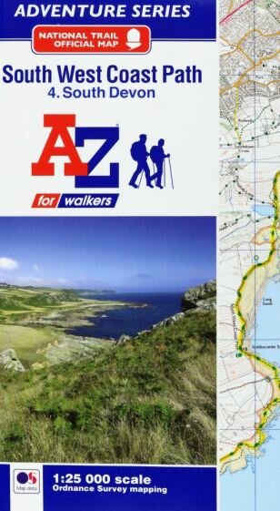South West Coast Path South Devon Adventure Atlas - фото №1