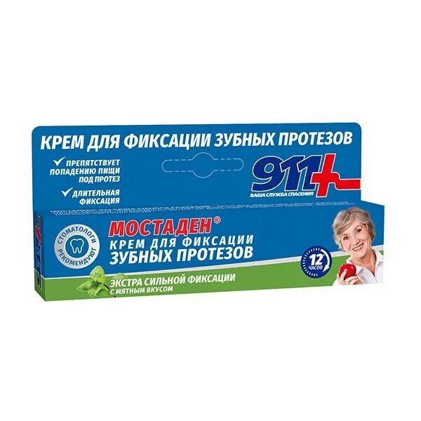 911 Мостаден крем д/фикс з/протезов туб 40мл