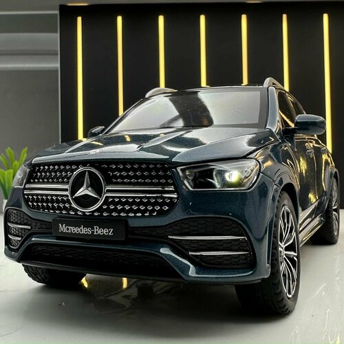 Машинка металлическая Mercedes-Benz GLE V167 1:24, Коллекционная модель для взрослых, Игрушечный автомобиль с звуковыми и световыми эффектами для детей