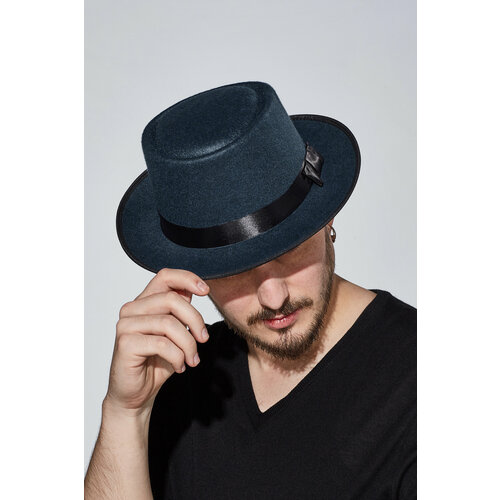 фото Шляпа nothing but love, размер 55/58, синий, зеленый