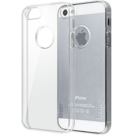 Чехол задняя-панель-накладка-бампер MyPads Tocco для iPhone 5 / 5S/ SE/ 5SE (Айфон 5/ 5С/ 5СЕ) из силикона, прозрачный