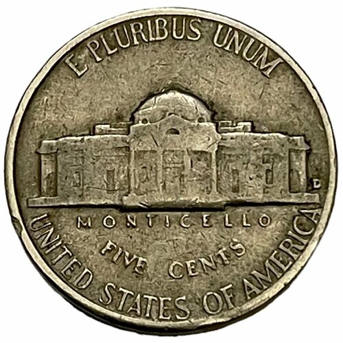 США 5 центов 1957 г. (Nickel, Джефферсон)