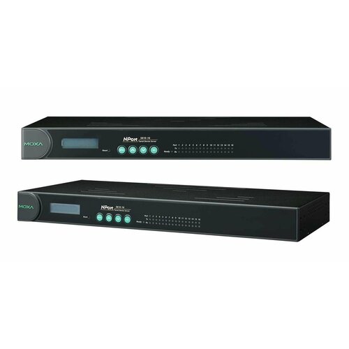 Moxa Асинхронный преобразователь serial в ethernet NPort 5610-16 16 Port RS-232 device server, RJ45,100-240VAC (NPort 5610-16)