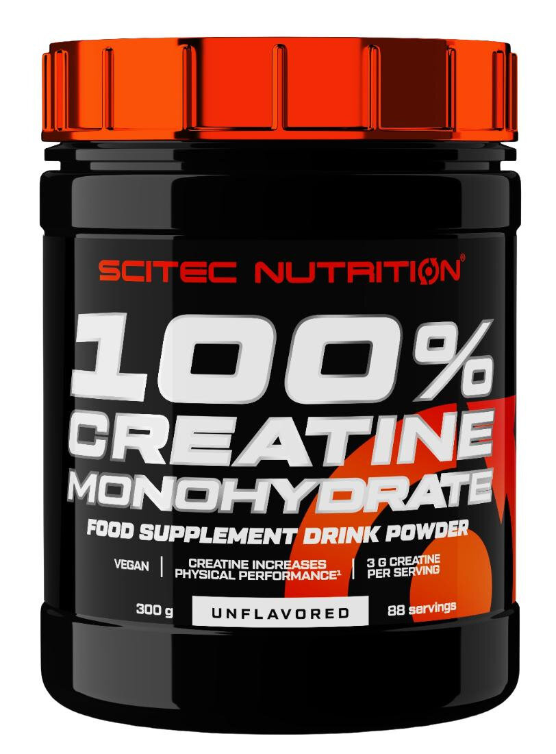 Scitec Nutrition 100% Creatine 300 гр (без вкуса)