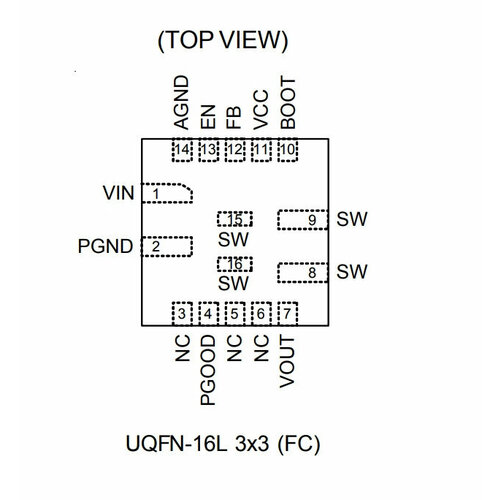 Микросхема RT6223AHGQUF 9H=