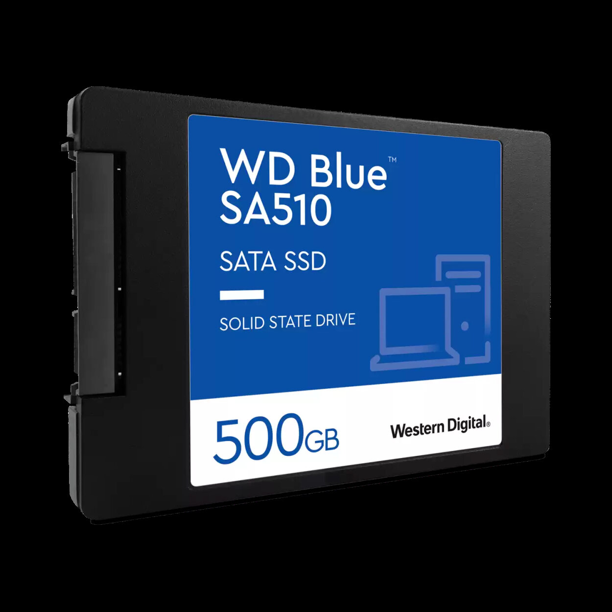 Твердотельный накопитель Western Digital WD Blue SA510 SATA 500 ГБ SATA WDS500G3B0A