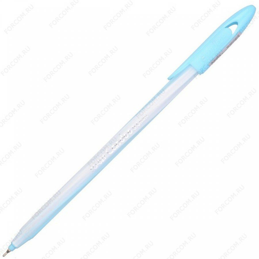 Ручка шариковая Flexoffice Candee 0,6 мм, цвет корпуса ассорти, Синяя, 1 шт. (FLEXOFFICE FO-027 BLUE)