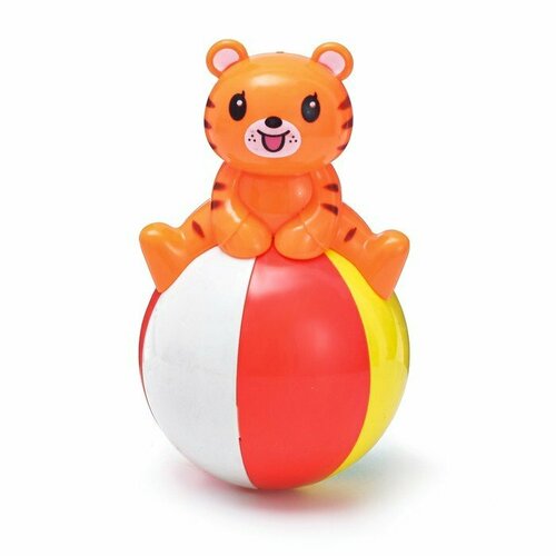 Неваляшка «Весёлые зверюшки», микс (комплект из 4 шт) неваляшка fanny toys клоун 17 13 см