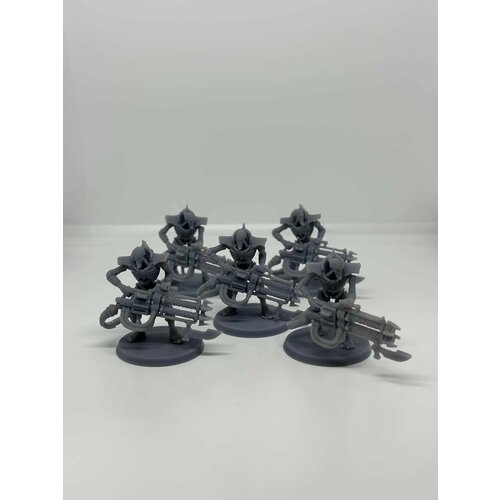 фото Набор миниатюр "necron immortals" necrons, warhammer 40k, нри. бессмертные 5 штук.