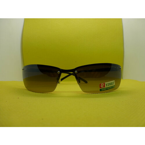 солнцезащитные очки yimei 21102 коричневый Солнцезащитные очки YIMEI YIMEI 601602, коричневый, золотой