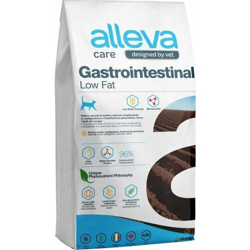 Сухой корм Alleva Care Dog Gastrointestinal Low Fat / Аллева Кэр Гастроинтестинал с низким содержанием жиров, для взрослых собак всех пород, с заболеваниями желудочно-кишечного тракта (ЖКТ), курица, 5 кг