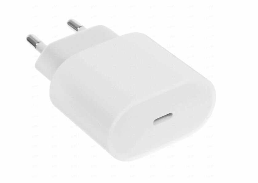 Сетевое зарядное устройство адаптер питания Apple USB-C 20Вт (MHJE3ZM/A), Быстрая зарядка для iPhone, белый