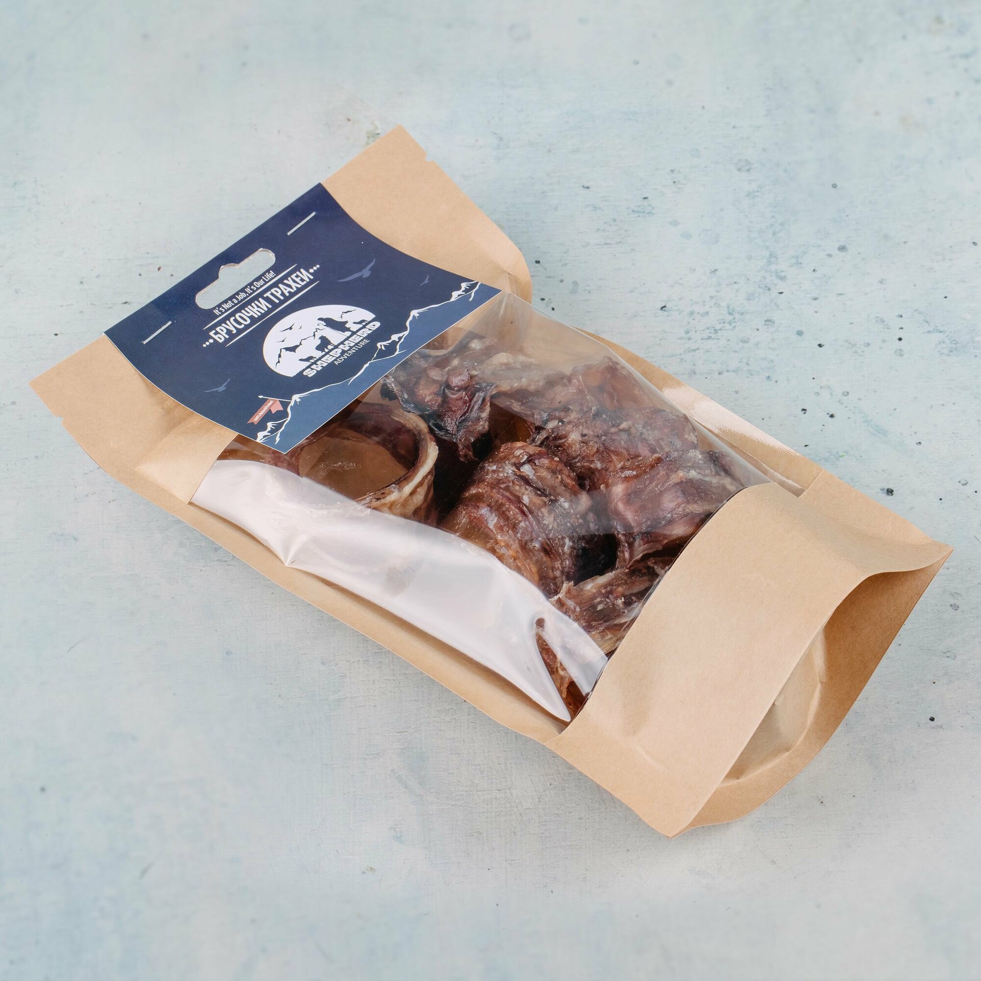 Брусочки трахеи говяжьи, натуральное сушёное лакомство для собак, 100 гр