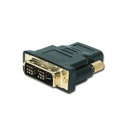 Gembird переходник Переходник HDMI-DVI 19F 19M мама-папа , золотые разъемы A-HDMI-DVI-2