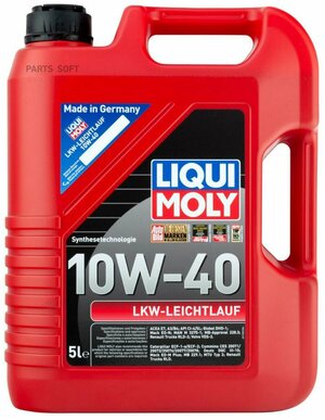 LIQUI MOLY 1185 LiquiMoly 10W40 LKW-Leichtlauf-Motoroil Basic (5L)_масло моторное! (полусинт.)\ MB 228.3/229.1