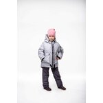 Комплект куртка/полукомбинезон KVARTET для девочек, размер 134 - изображение
