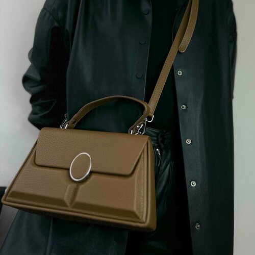 фото Сумка ws ar11, фактура зернистая, коричневый