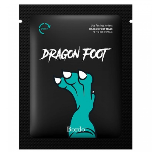 Пилинг носочки для ног 2 шт отшелушивающие Bordo Dragon foot peeling mask Корея