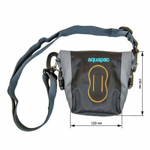 Водонепроницаемая сумка Aquapac 020 - Small Stormproof Camera Pouch (Cool Grey) charlie poop pouch grey