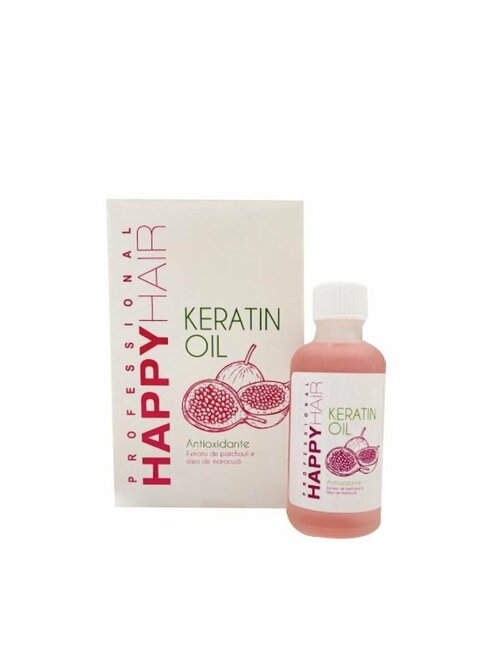 Масло маракуйи и пачули для волос Happy Hair Keratin 50ml