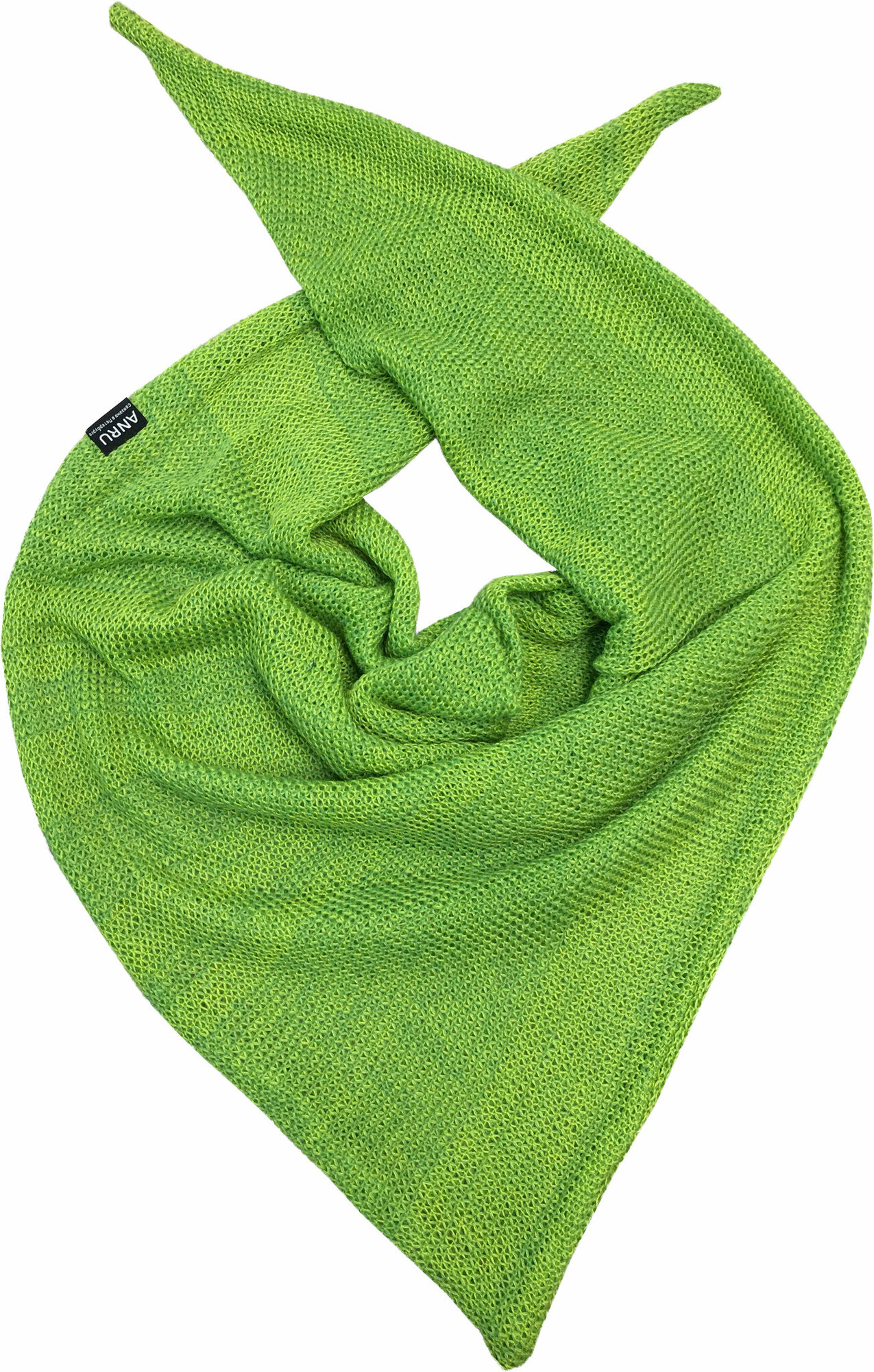 Косынка шейная ANRU для женщин,90х130 см, зеленый