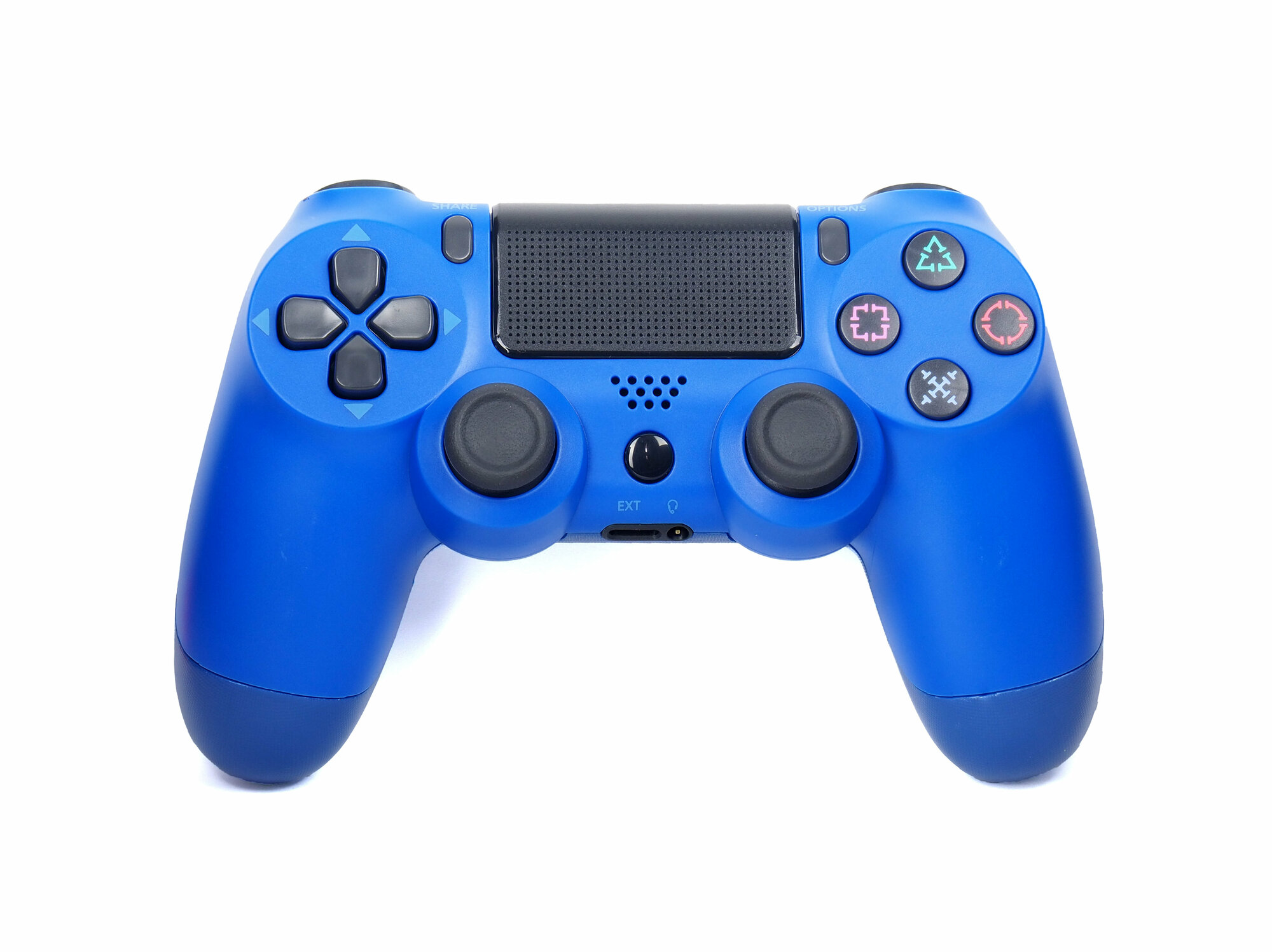 Беспроводной Bluetooth Джойстик/Геймпад/Контроллер для консоли/приставки PS4 синий