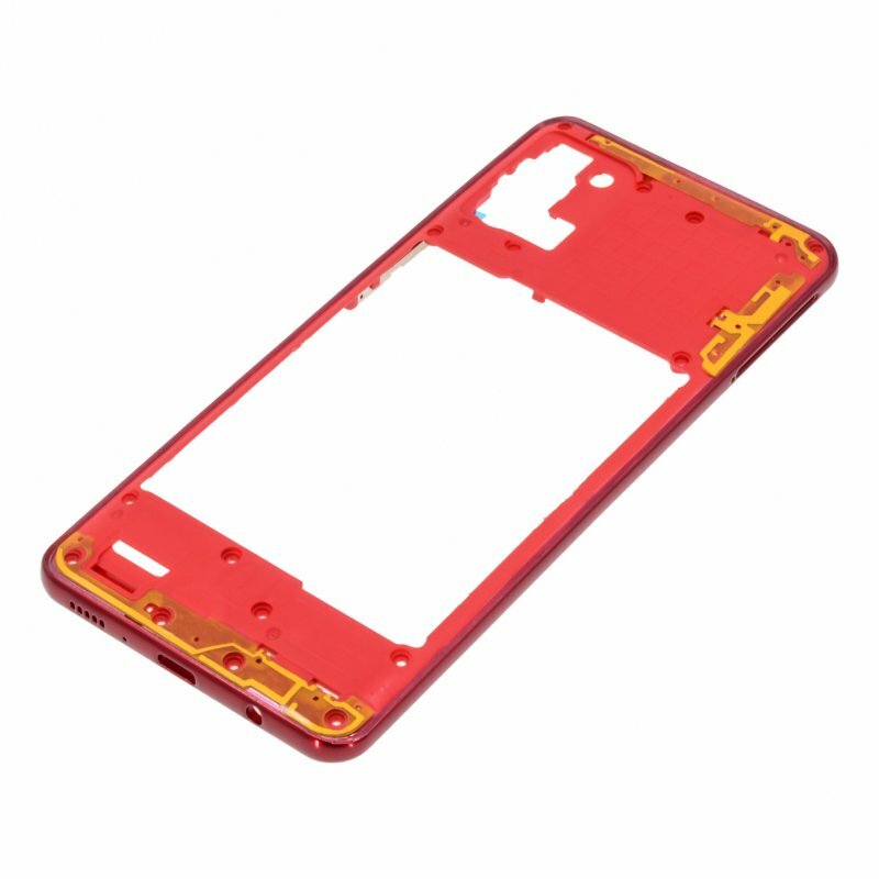 Средняя часть корпуса для Samsung A315 Galaxy A31, красный