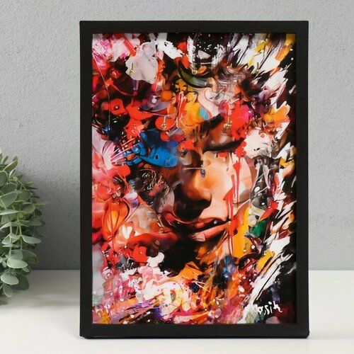 Ключница открытая Абстракция 5 крючков 23х32 см 520₽