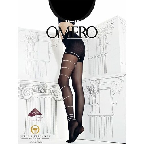 Колготки Omero Relaxa, 40 den, размер 5, черный колготки omero 40 den размер 5 серый