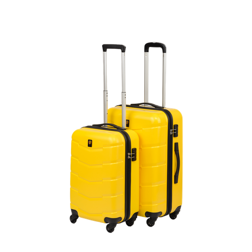 Чемодан Sun Voyage, 65 л, размер S/M, желтый чемодан sun voyage 65 л размер s m белый