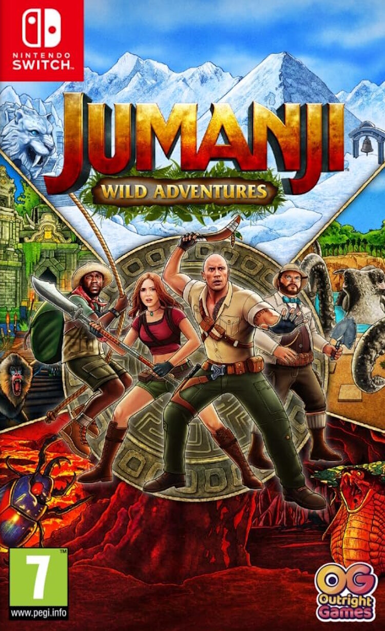 Джуманджи (Jumanji): Дикие Приключения (Wild Adventures) (Switch) английский язык