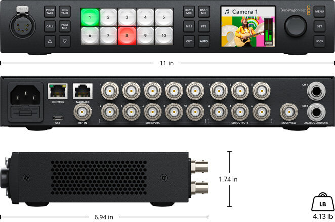Blackmagic ATEM 1 M/E Constellation HD — фото 2