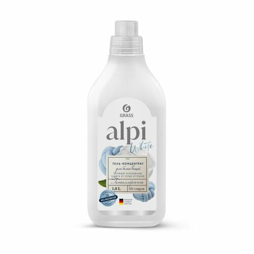 Гель для стирки ALPI white gel конц для белых вещей 1,8л.