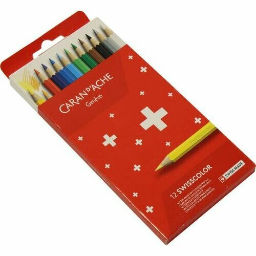 Карандаш Caran d`ache Swisscolor 1284.812 пастельные карандаши caran d ache карандаш пастельный caran d’ache pastel 229 зеленый темный