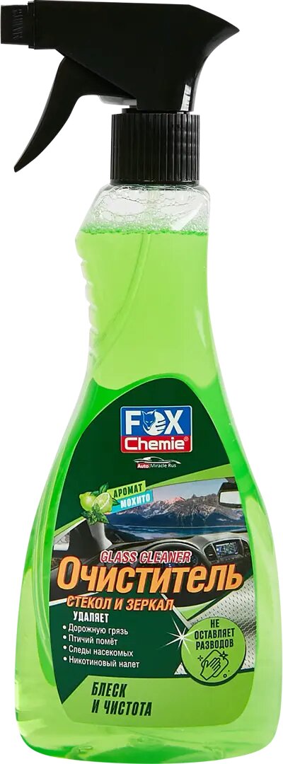 Очиститель для стекол Fox Chemie 0.5 л (84954217) — фото 6