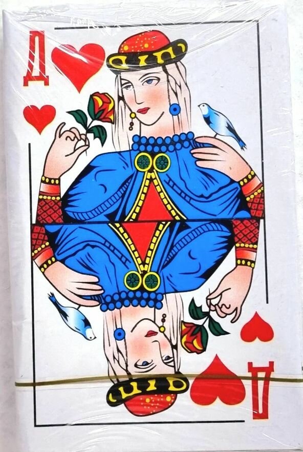 Карты игральные Queen ZXM c пластиковым покрытием 1 колода 36 карт