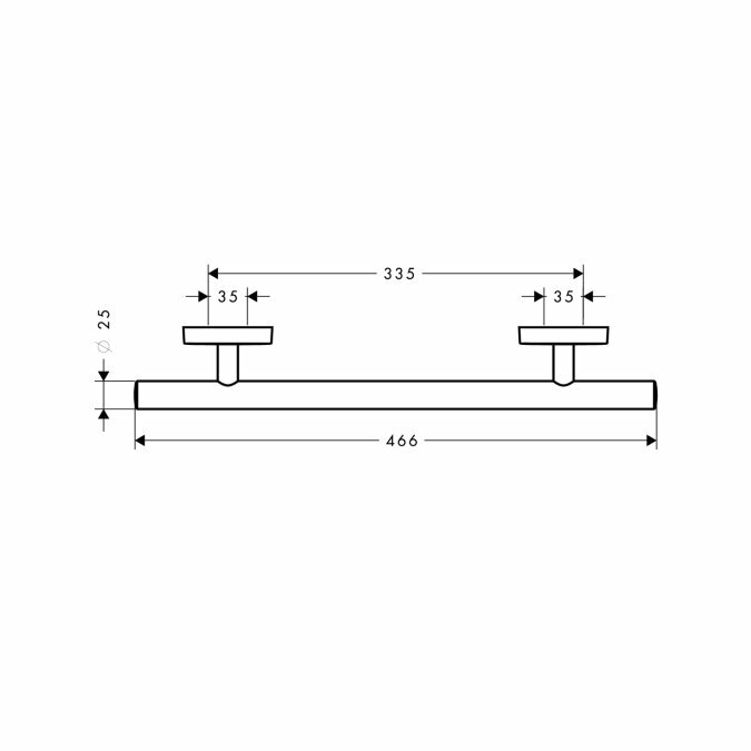 Поручень для ванны Hansgrohe - фото №4